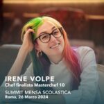 Irene Volpe Masterchef 10 interverrà al Summit della mensa scolastica